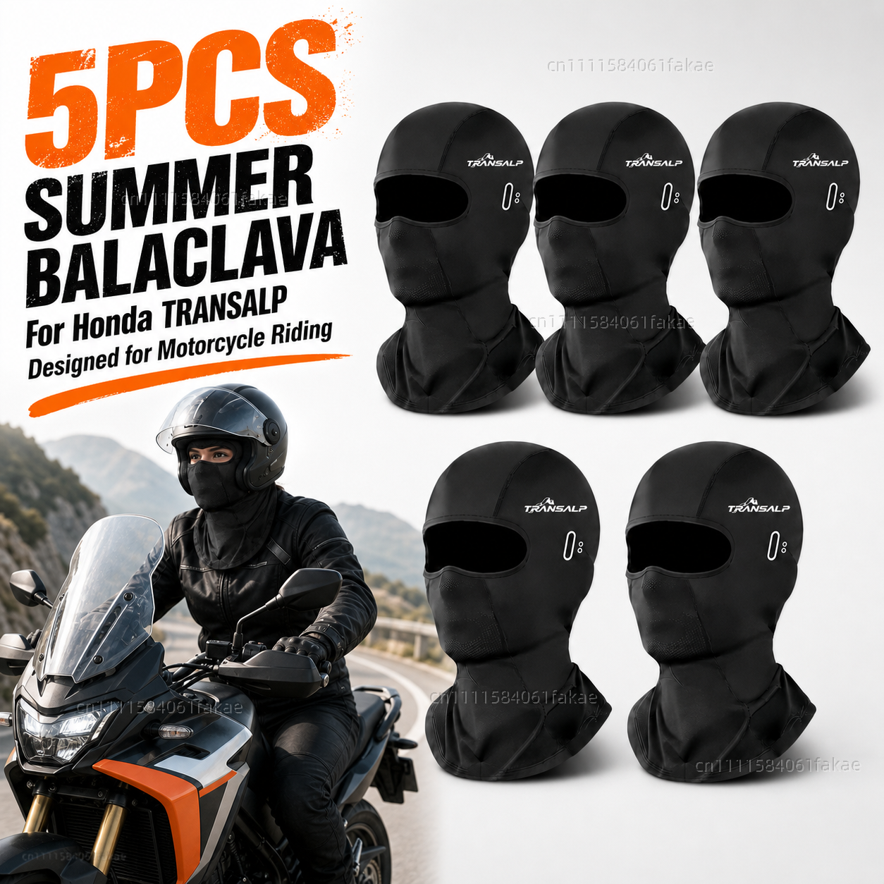 Motorcycle Gear Xl - 5PCS Motorcycle Balaclava Summer UV Protection