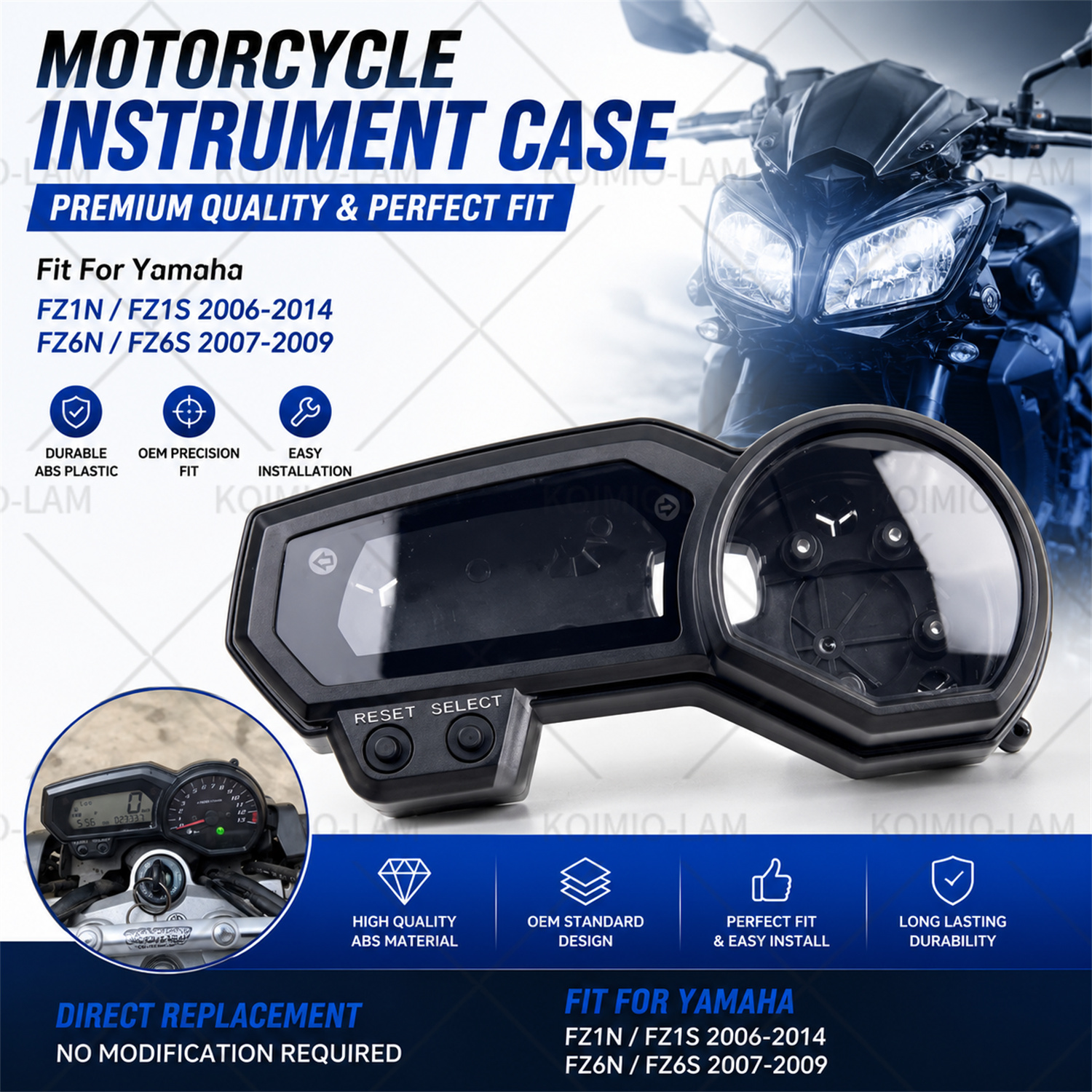 Motorcycle Gear Display - For 2006 - 2014 Yamaha FZ1