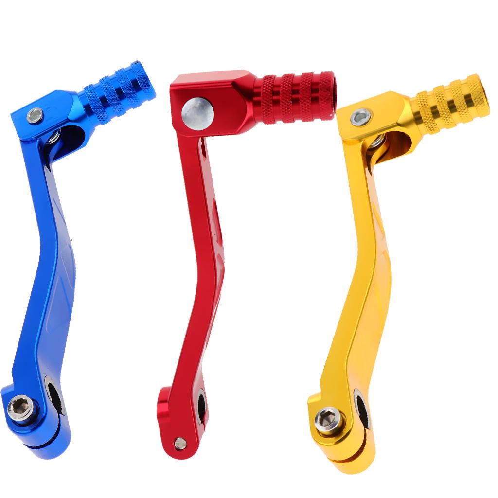 Motorcycle Gear Blue - Aluminum Motorcycle Gear Shift Lever Folding