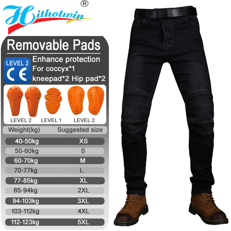 Motorcycle Jeans Men Blue Dirt - Motorcycle Gear Blue recensie en prijs