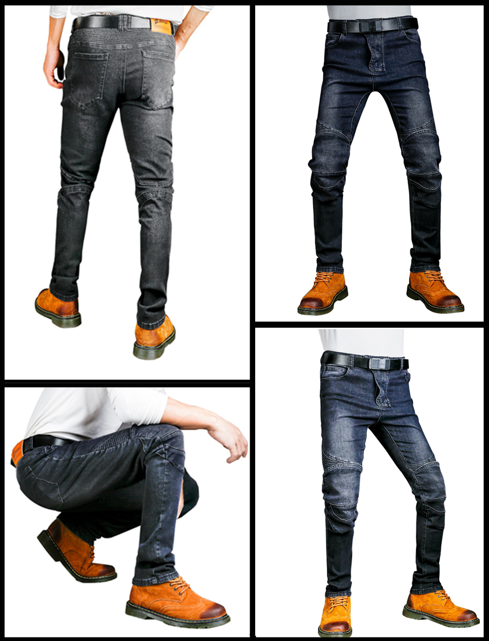 Motorcycle Jeans Men Blue Dirt - Motorcycle Gear Blue recensie en prijs