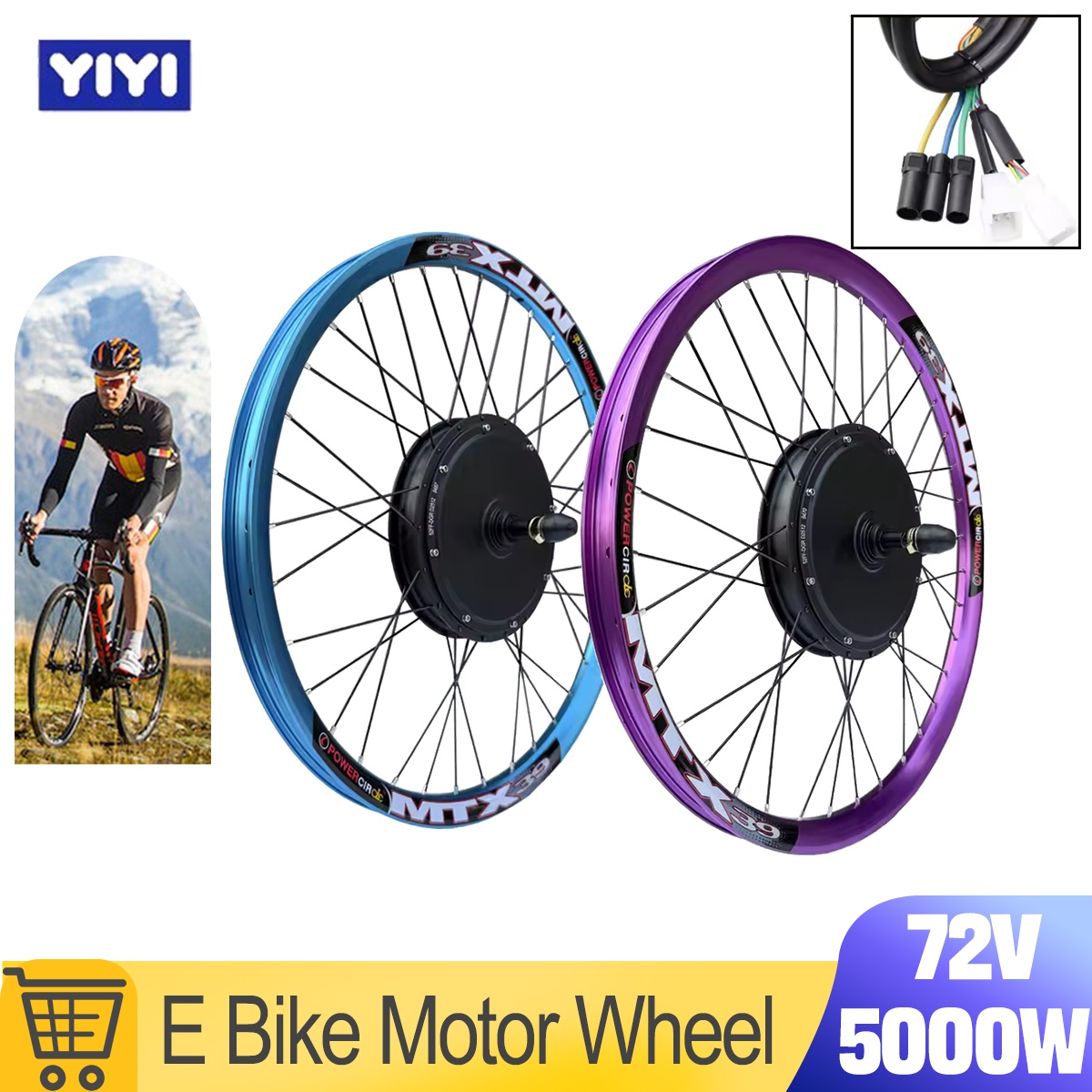 72V 5000W MTX39 EBike Motor Wh - Motorcycle Gear Cycle recensie en prijs