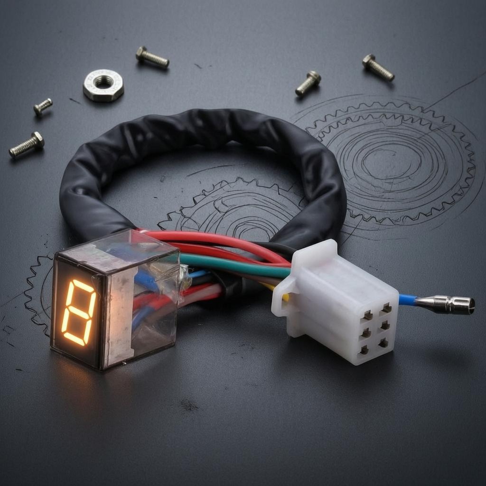 LED Gear Display Black Housing - Motorcycle Gear Display recensie en prijs
