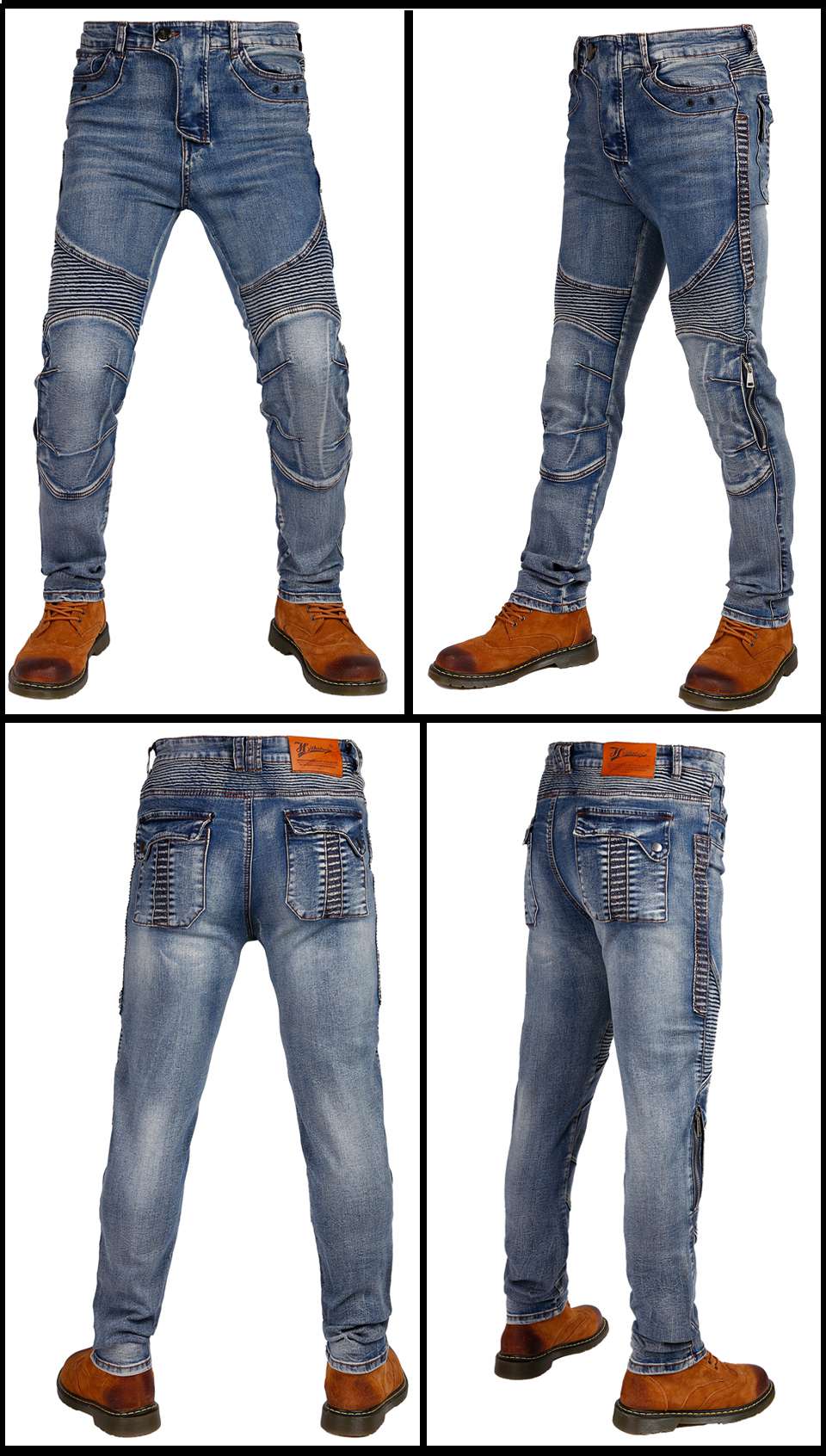 Motorbike Trousers spring and  - Motorcycle Gear Blue recensie en prijs