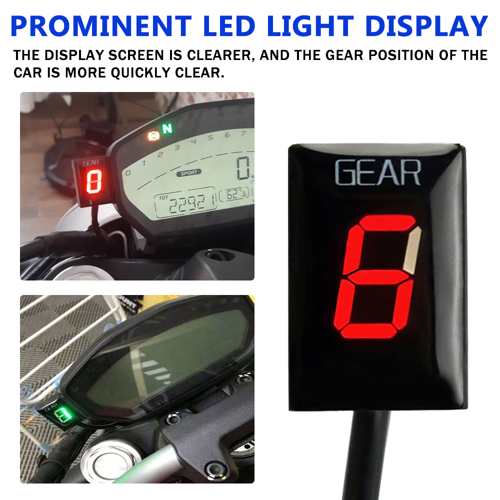 EFI Motorcycle 1-6 Level Speed - Motorcycle Gear Display recensie en prijs
