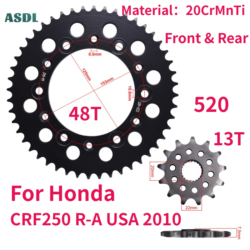 520 Chain 48T 13T Teeth Motorc - Motorcycle Gear Usa recensie en prijs