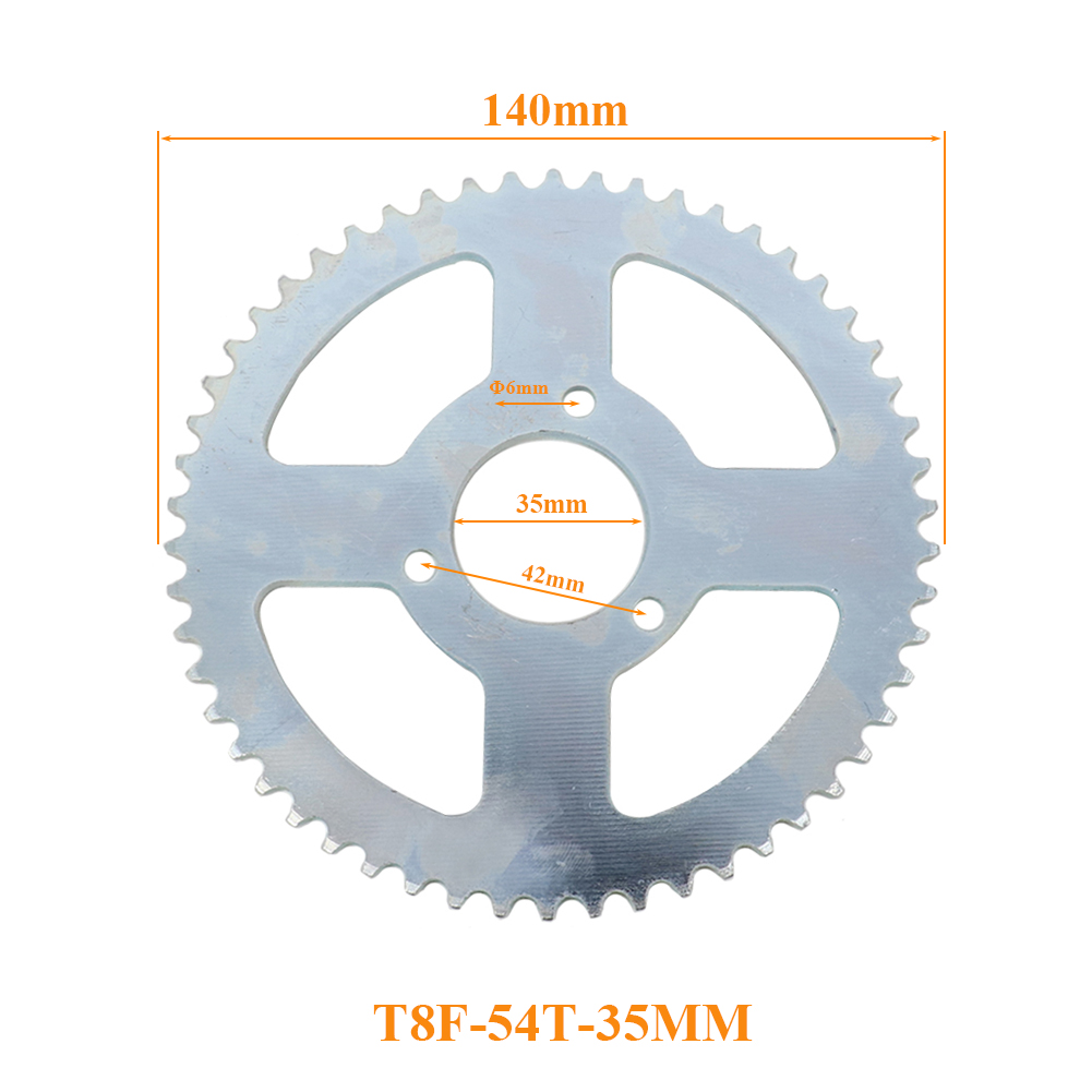 Motorcycle T8F 54T 35mm Rear C - Motorcycle Gear Tidy recensie en prijs