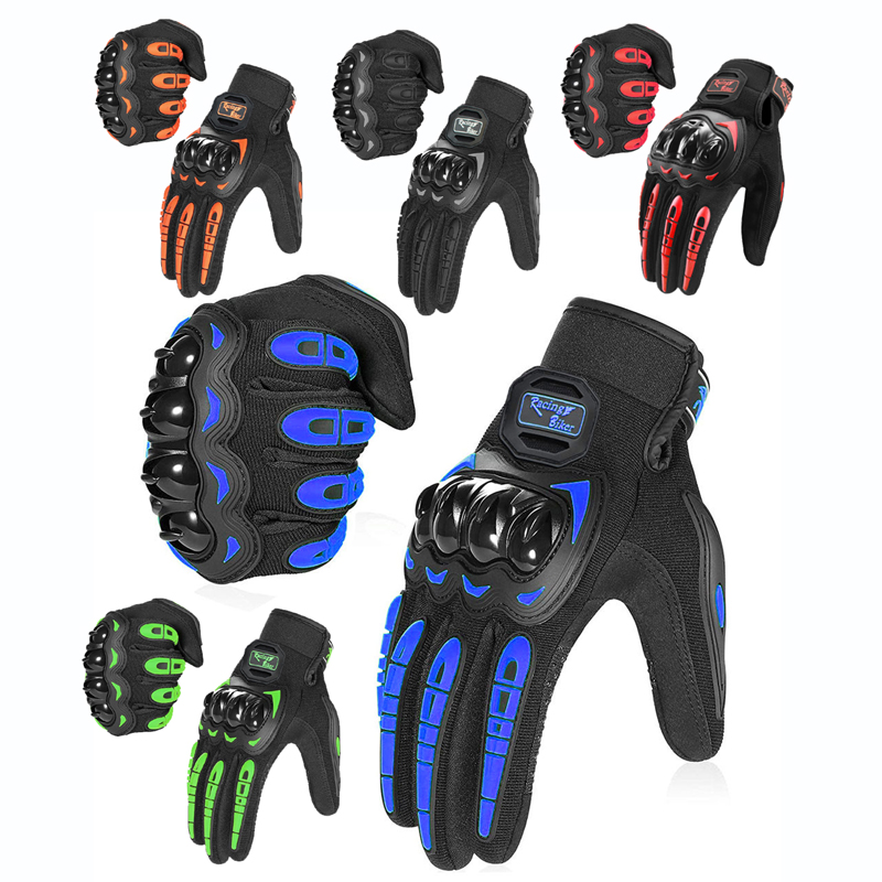 Motorcycle Racing Gloves Fall  - Motorcycle Gear Blue recensie en prijs