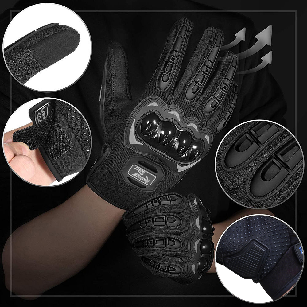 Motorcycle Racing Gloves Fall  - Motorcycle Gear Blue recensie en prijs