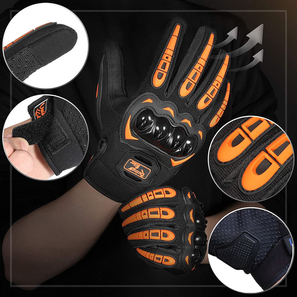 Motorcycle Racing Gloves Fall  - Motorcycle Gear Blue recensie en prijs