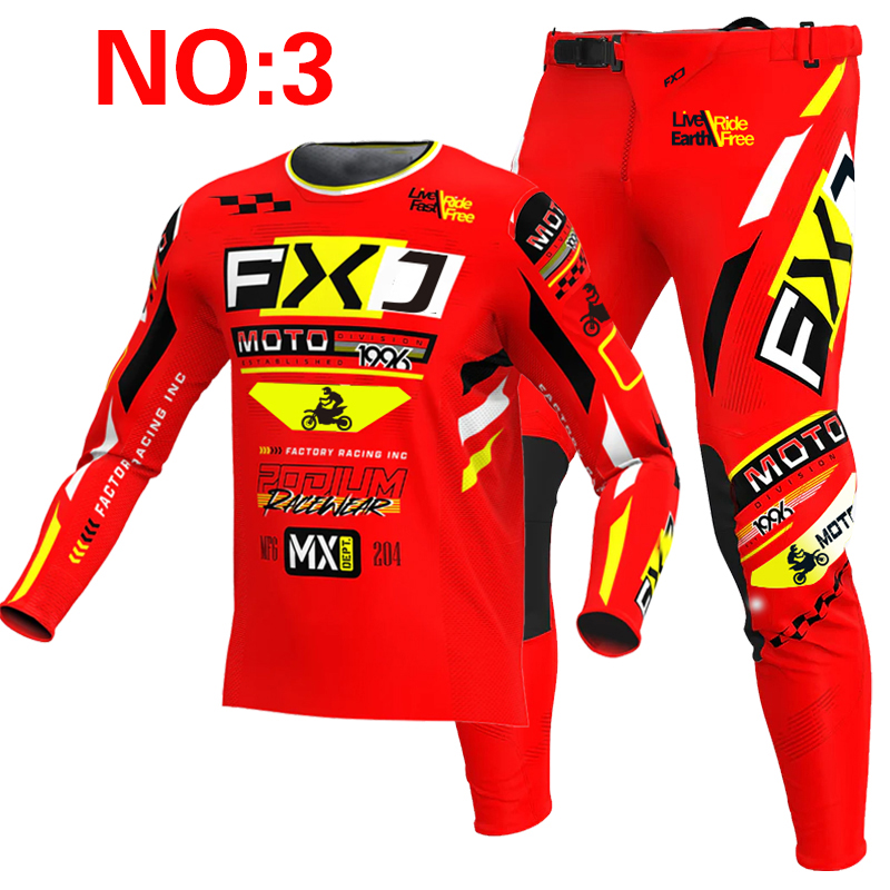 2025 FXJ motocross jersey and  - Motorcycle Gear Blue recensie en prijs