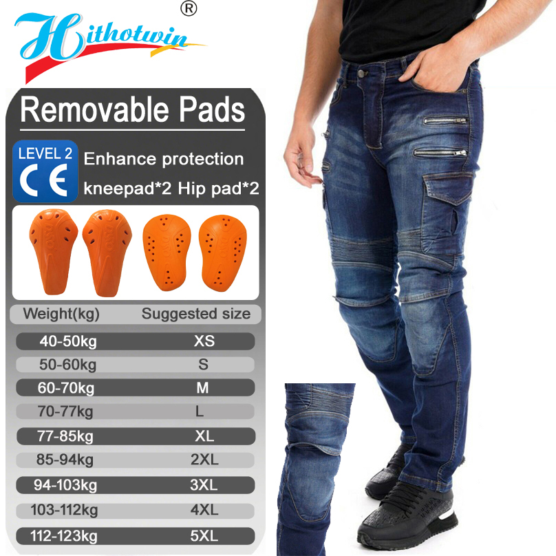 Blue Motorcycle Pants for Men  - Motorcycle Gear Blue recensie en prijs