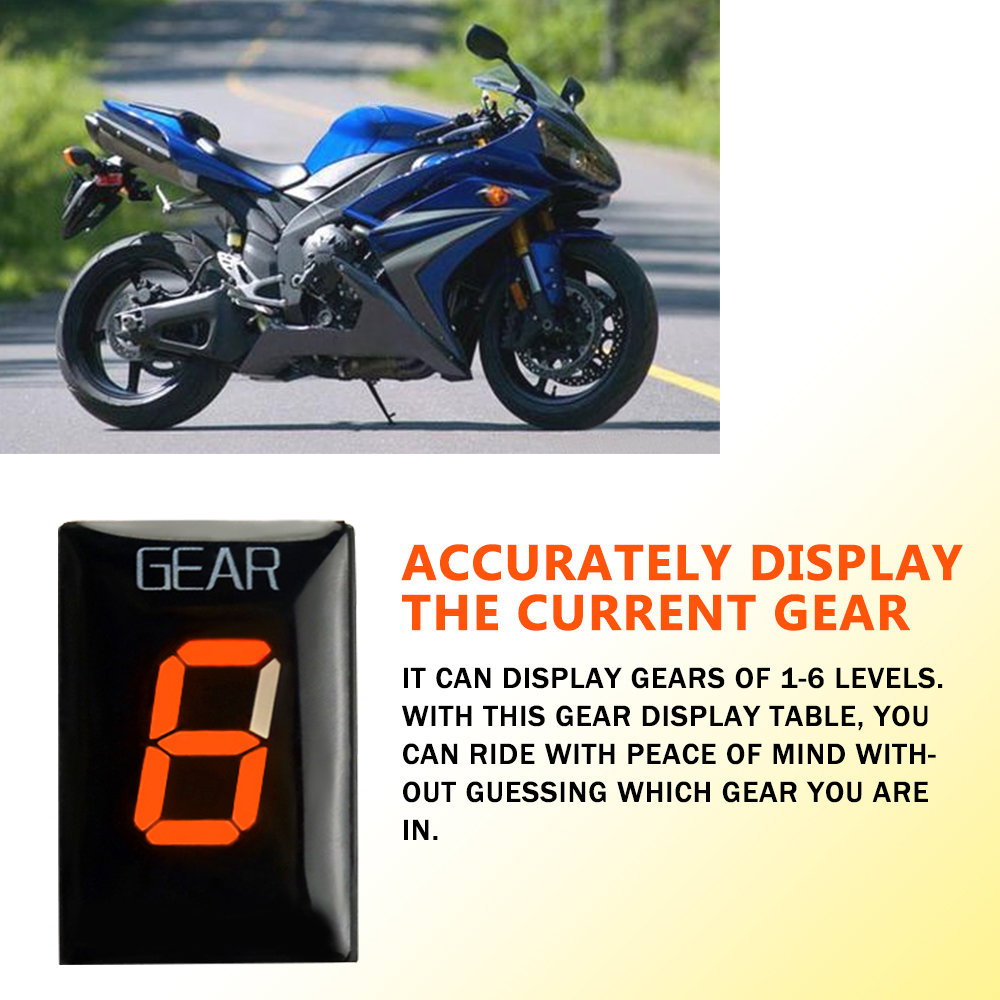 For YAMAHA YZF-R1 YZFR1 YZF-R6 - Motorcycle Gear Display recensie en prijs