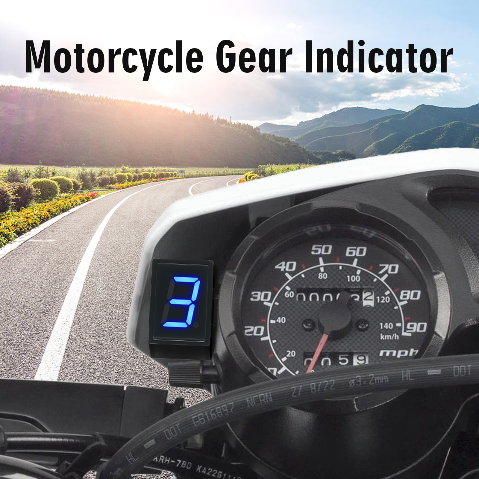 Super 6 Speed Display Universa - Motorcycle Gear Blue recensie en prijs