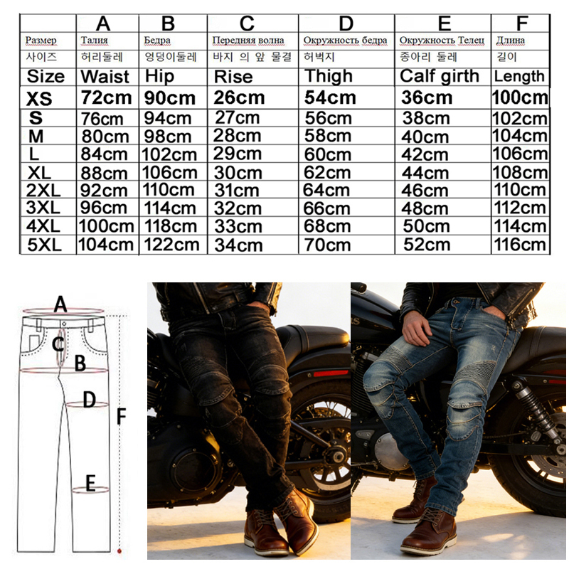 Motorcycle Mens Blue Jeans Off - Motorcycle Gear Blue recensie en prijs