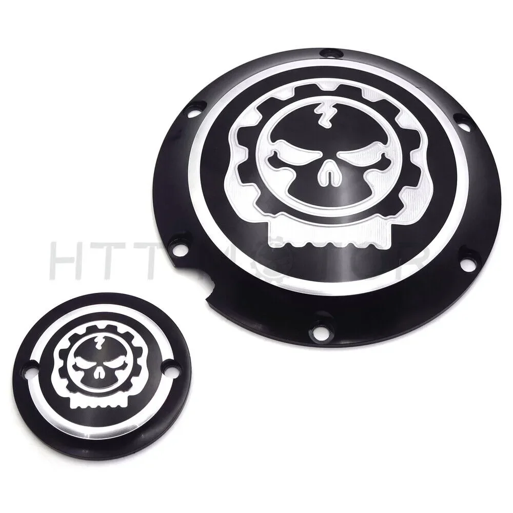 Skull Engine Derby Timer Cover - Motorcycle Gear Xl recensie en prijs