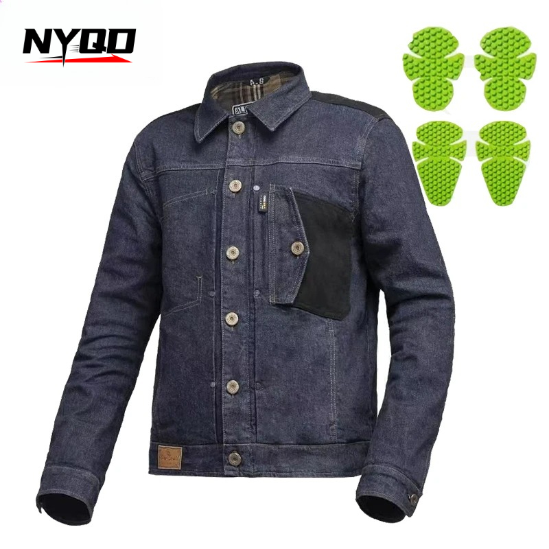 Retro Motorcycle Jeans Blue Ri - Motorcycle Gear Blue recensie en prijs